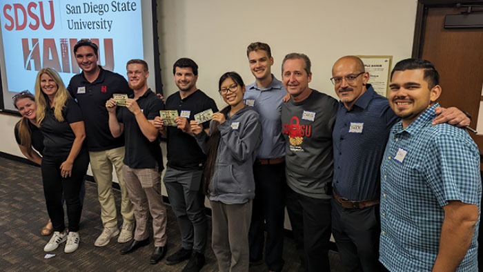 The Cyber Security and Intelligence Club held an event focused on Haiku gameplay with more than 70 people from the sciences, homeland security, IT and regional universities.